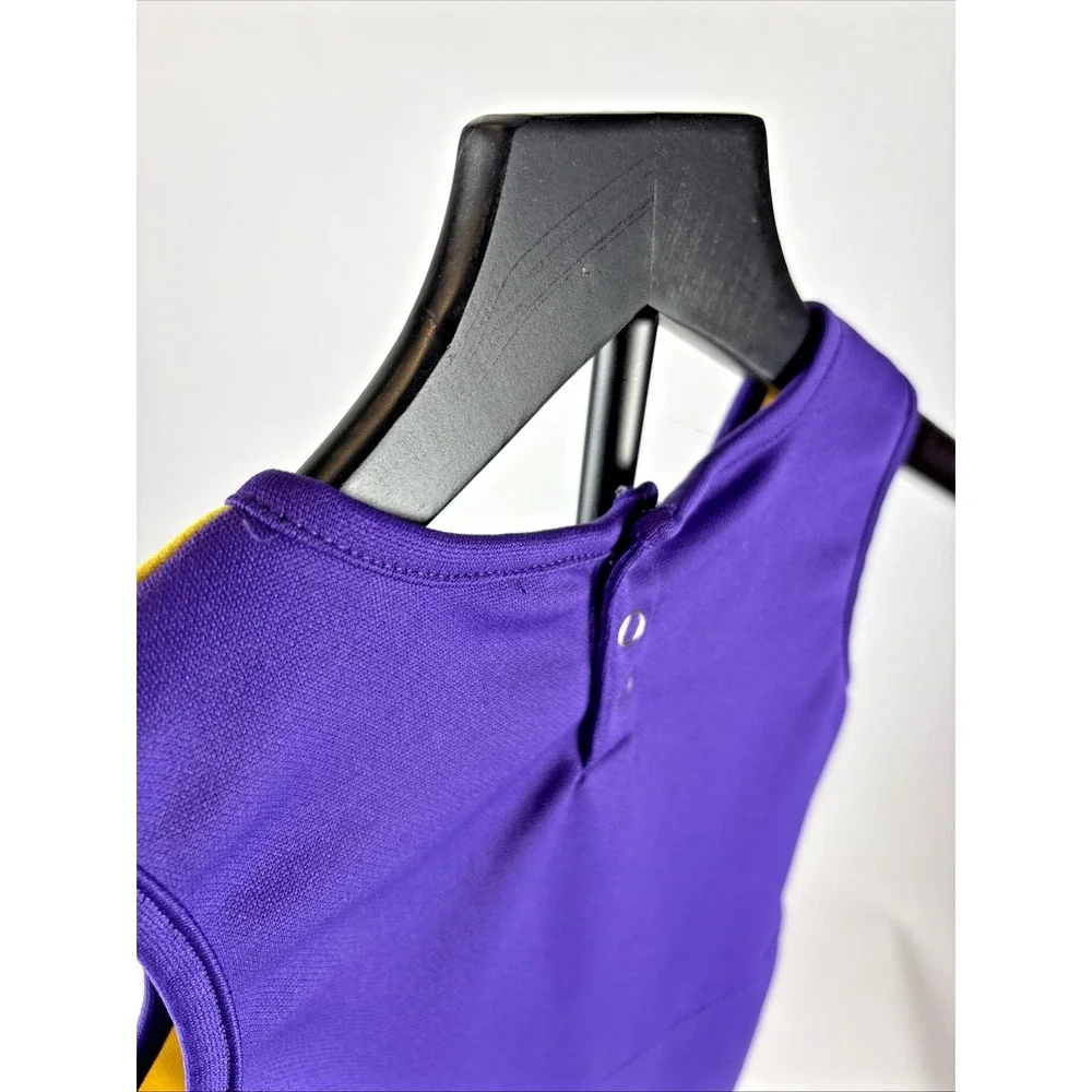 NFL Team Apparel Cheerleader Dress Toddler 4T Purple Gold Minnesota Vikings Logo